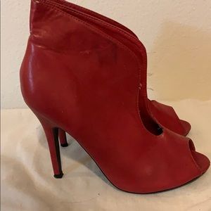Red Heel Booties